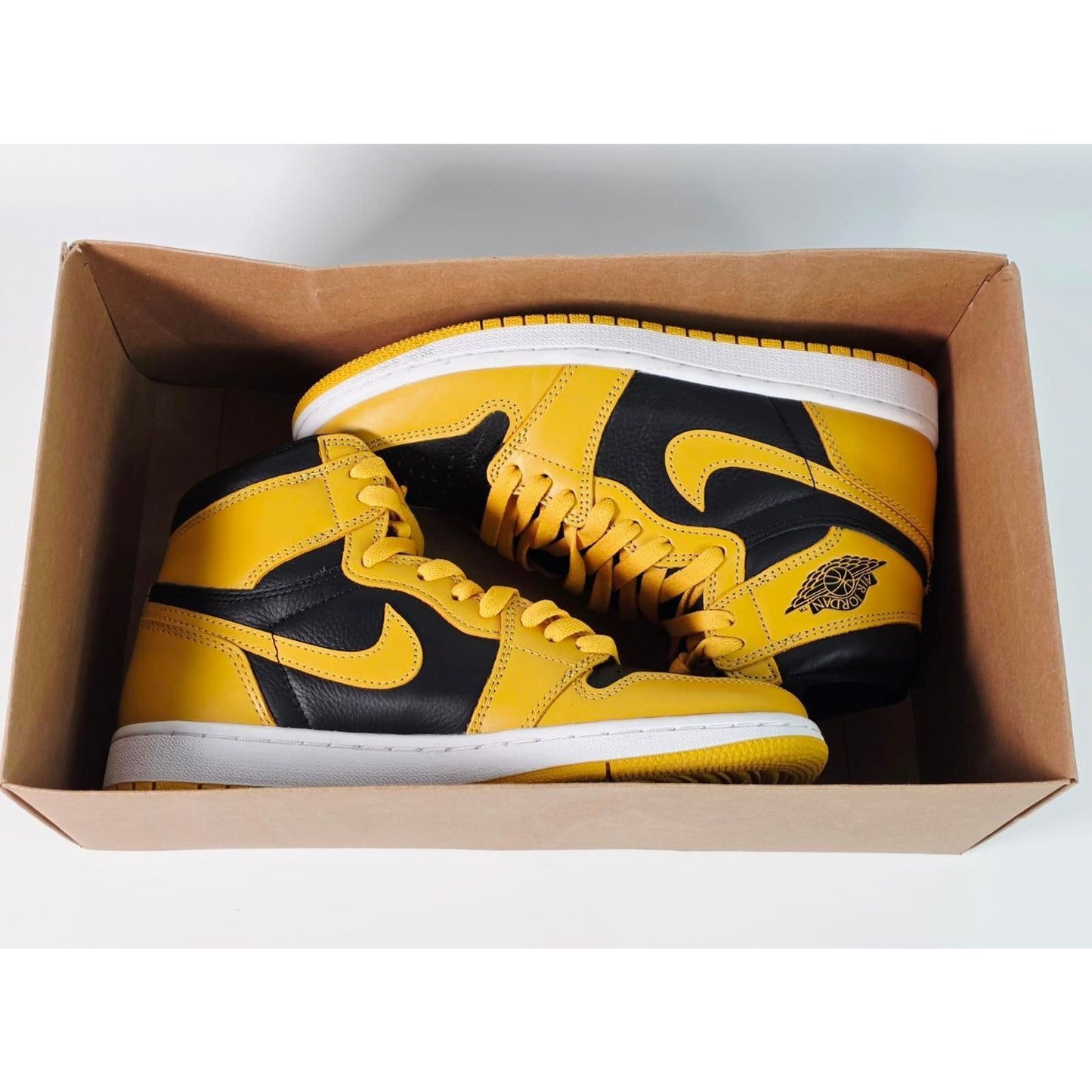 🖤💛 Air Jordan 1 Retro High OG “Pollen” 7Y – POIZON Authenticated-Preowned