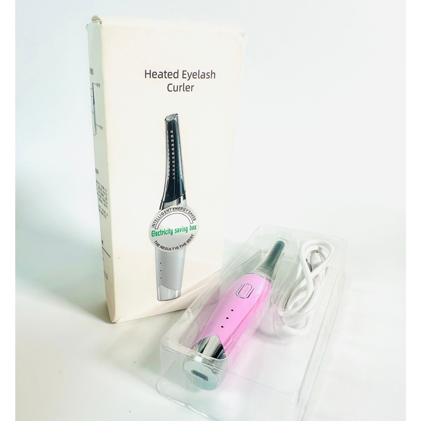 ✨Heated Eyelash Curler Pink USB Rechargeable New
