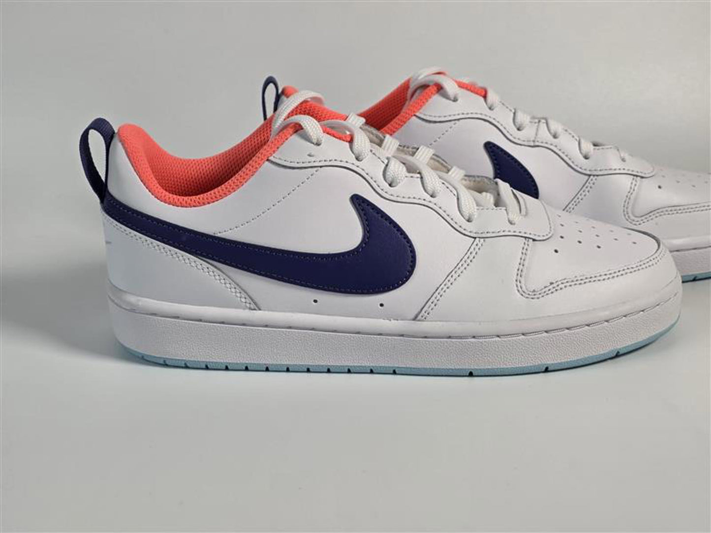 👟 Nike Court Vision Low Next Nature – White/Navy/Crimson (Women’s 8.5)
