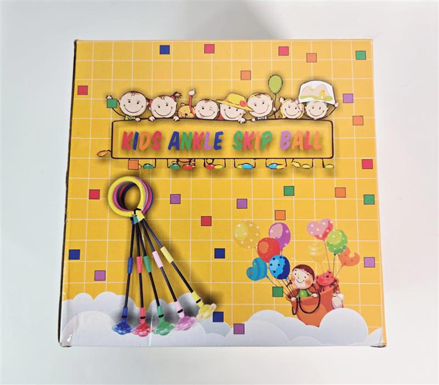 🎉 Kids Ankle Skip Ball – Colorful Jump Game (New in Box)