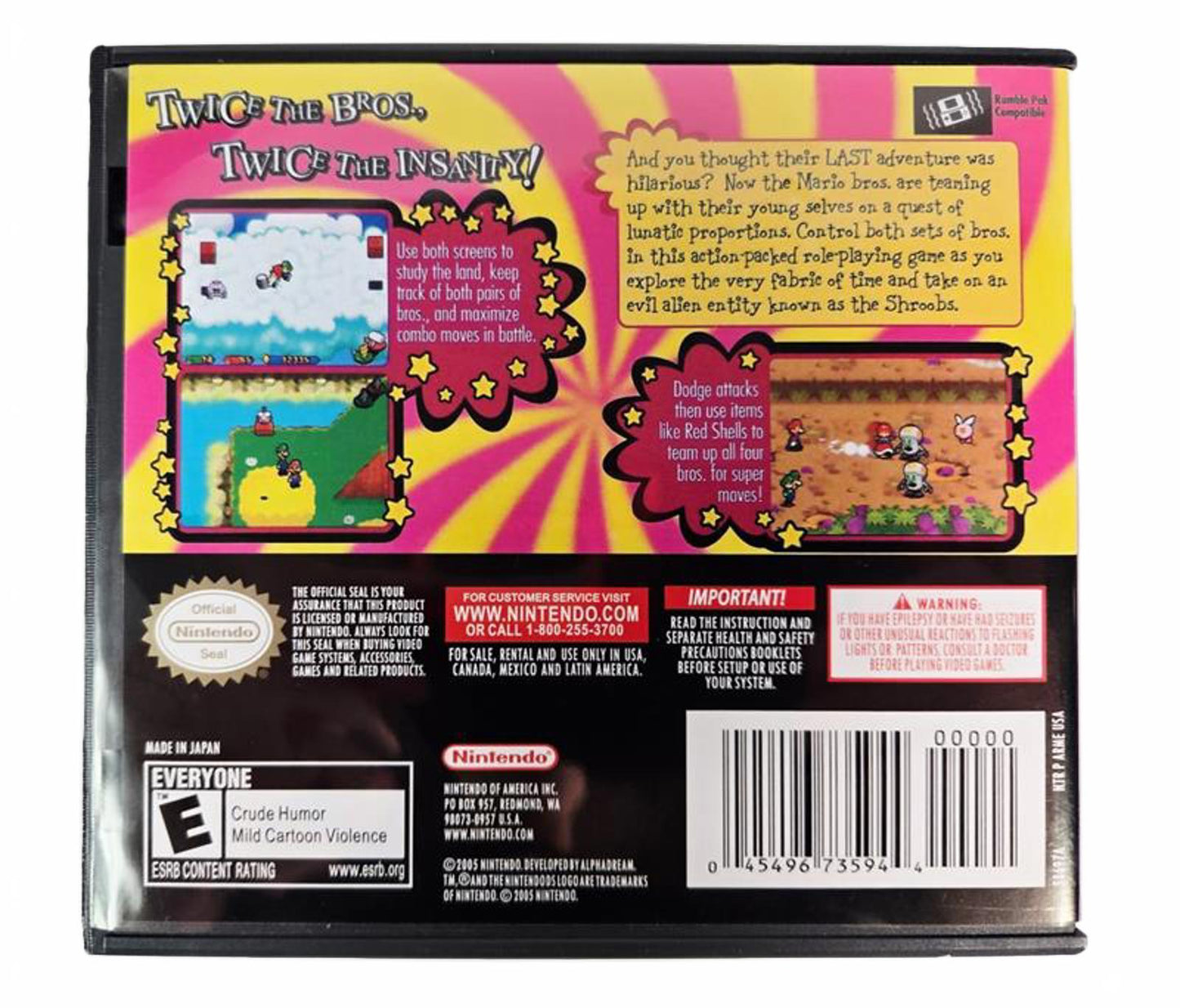 🍄 Mario & Luigi: Partners in Time (Nintendo DS)