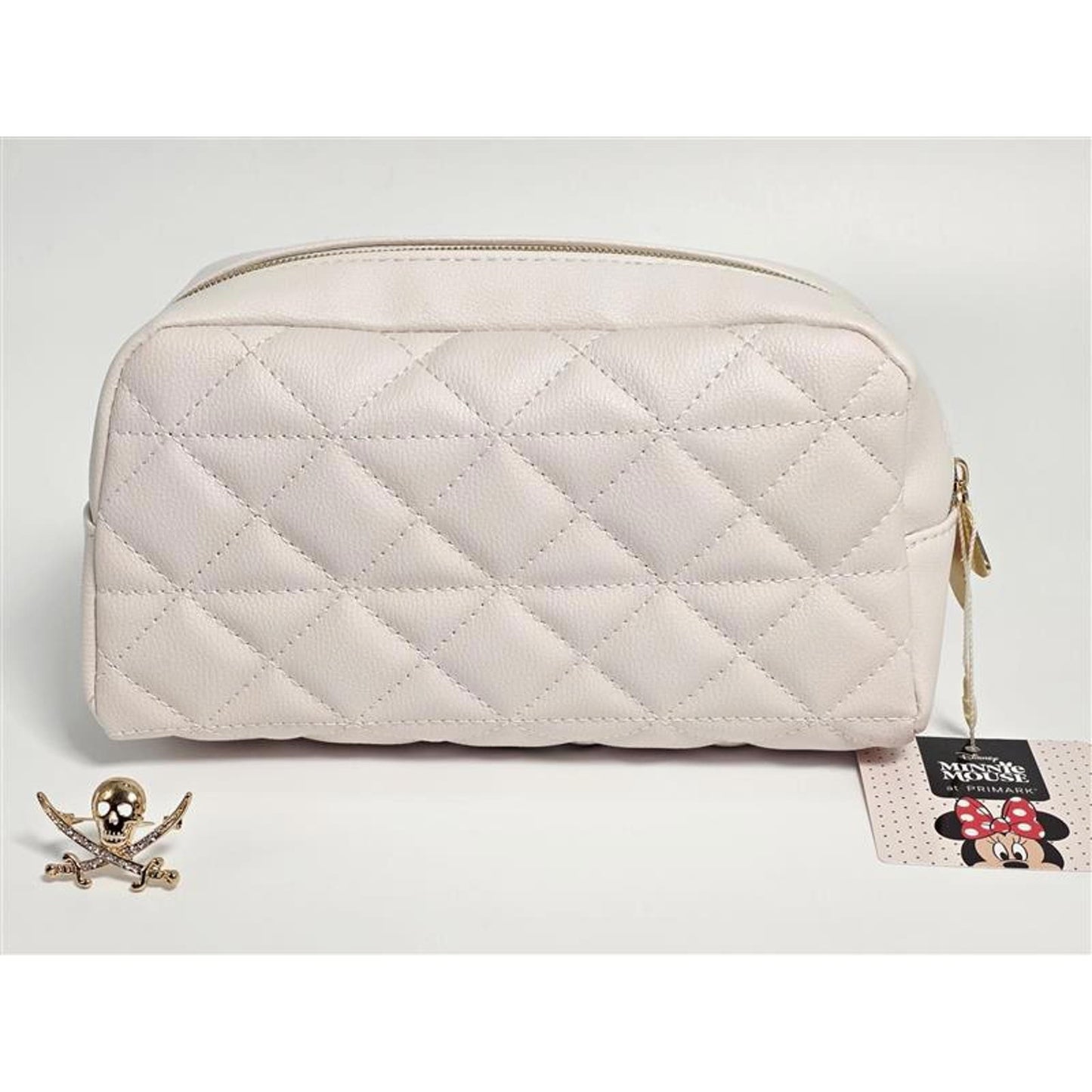 Disney Minnie Mouse Primark Quilted Cosmetic Bag – Makeup Pouch