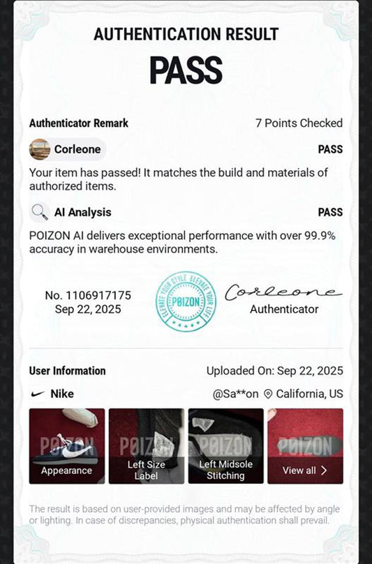 🔵 Nike Air Tailwind ’79 “Dark Obsidian/White” – M11.5 (POIZON Authenticated-NEW