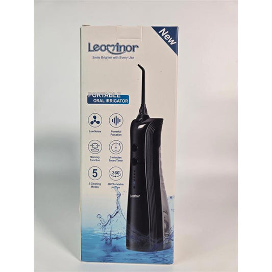 🖤 LeovinoR Portable Oral Irrigator – Cordless Water Flosser (Black)