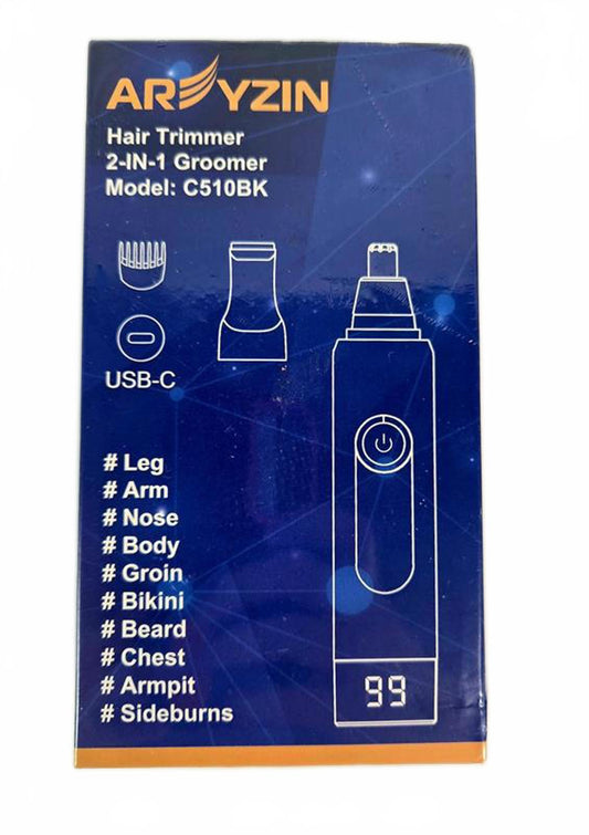 ⚡ Areyzin 2-in-1 Groomer Hair Trimmer – Model C510BK