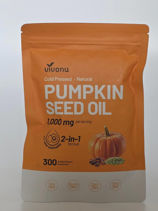 Pumpkin Seed Oil + Saw Palmetto Softgels (300 ct)