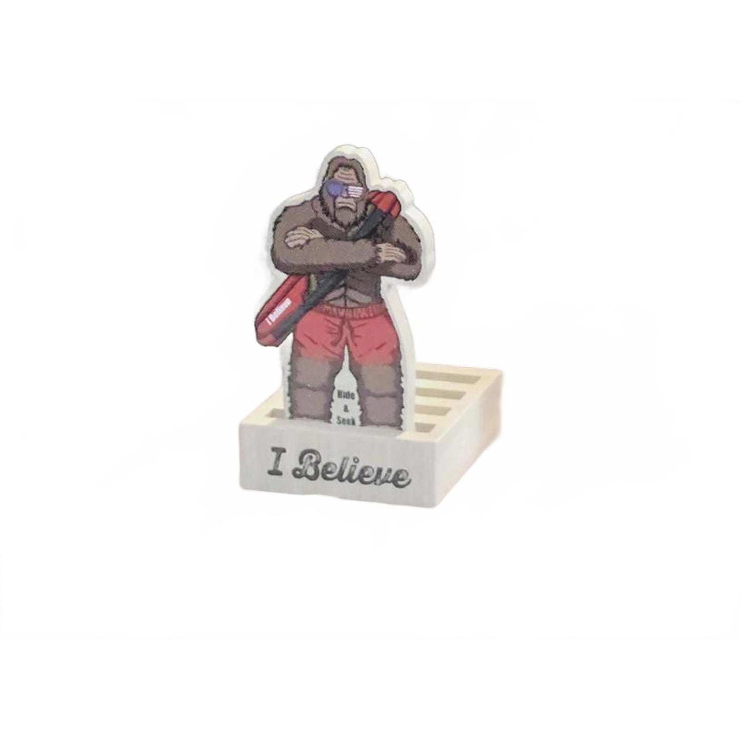 🦶 Sasquatch Coasters “Hide & Seek” Set – I Believe Edition