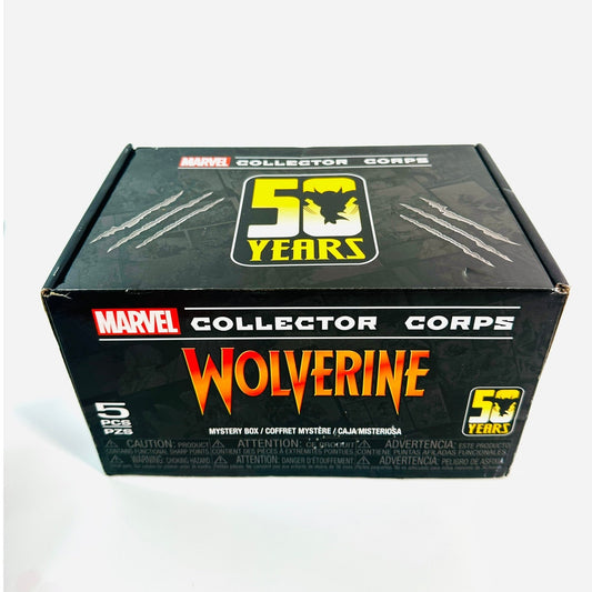 Funko Pop Marvel Collector Corps Wolverine 50 Years Box Shirt Med 1372 1376 New