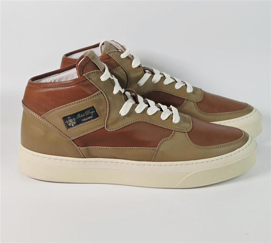 🤎 Rhude Cabriolet “Yellows” High-Top Sneakers Men’s 11 New