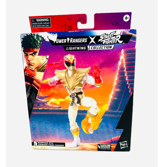 Hasbro Power Rangers Street Fighter Lightning Collection Ryu Chun Li Lot 2 New