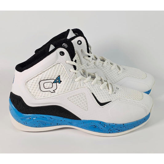 🏀 Q4 Sports Q4MB-002 “Bright White / Aster Blue” Basketball Shoes – Size 7.5