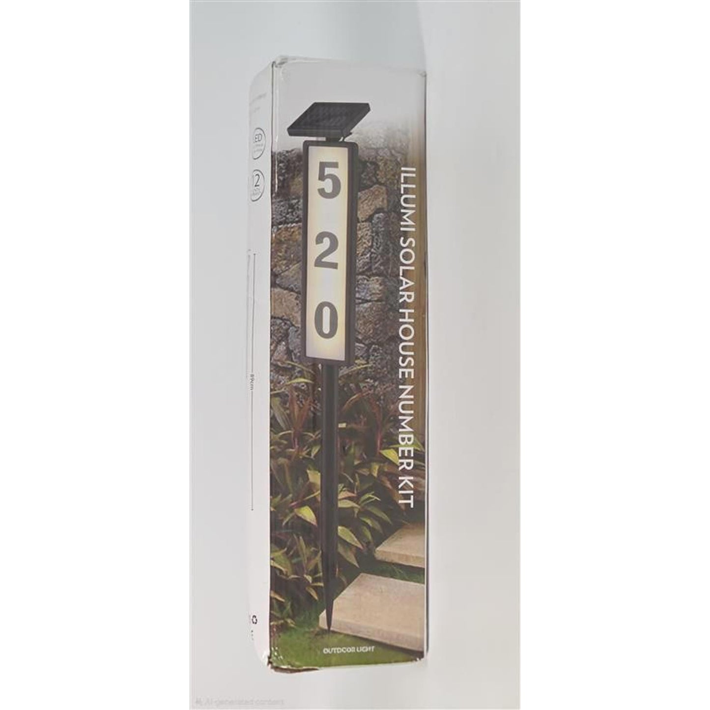 🔆 Illumi Solar House Number Light Kit – Outdoor LED (New Damaged Box)