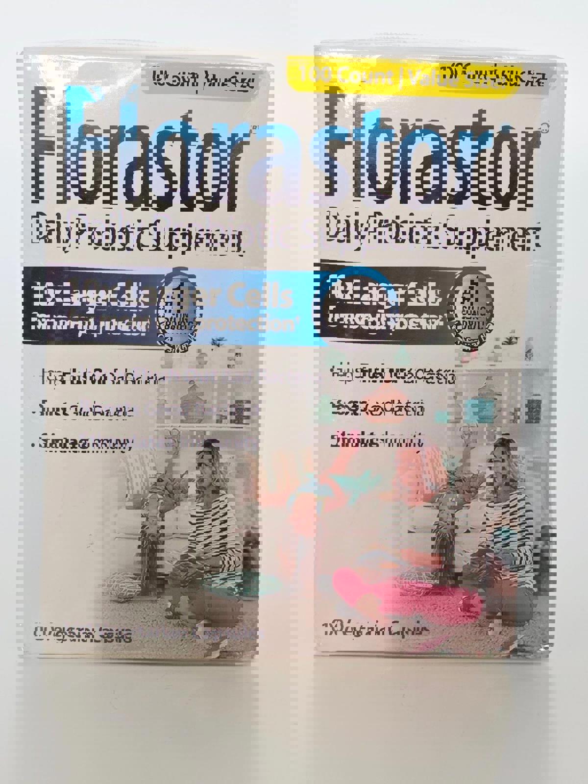 Florastor Daily Probiotic – 500mg S. boulardii (100 ct)