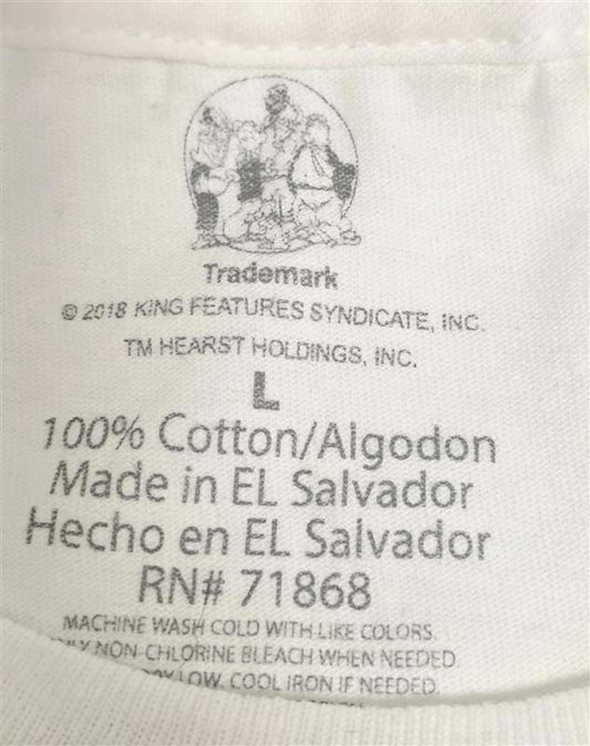 Popeye Slam Dunk Vintage Tee – L New