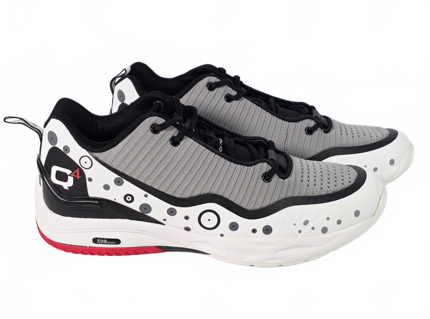 🏀 Q4 Sports Q4MB-012 “Bright White / Fiery Red” Basketball Shoes – Size 11