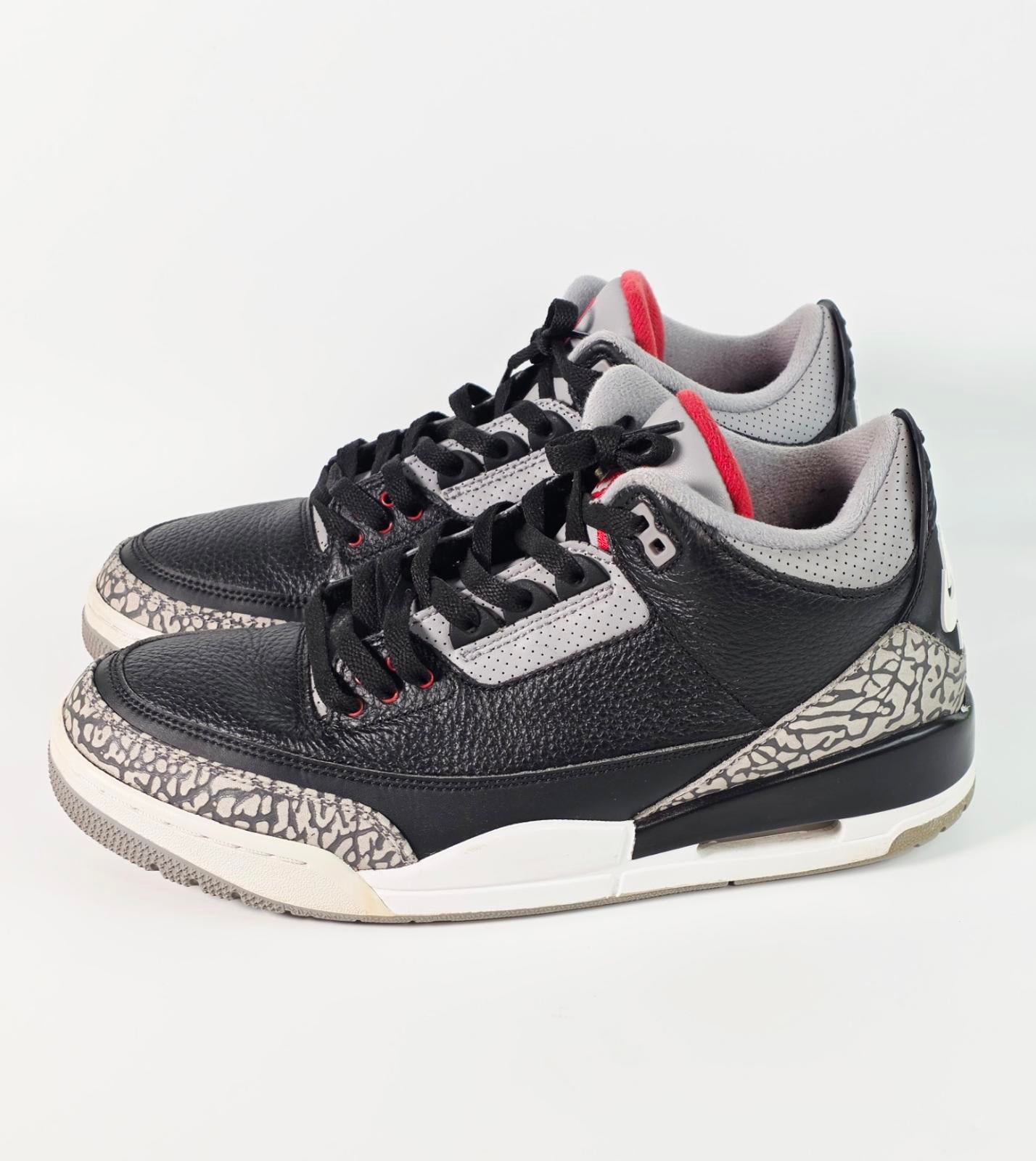 🔴 Air Jordan 3 Retro “Black Cement” 2018 Men’s 9.5 w/ Box (Pre-owned)