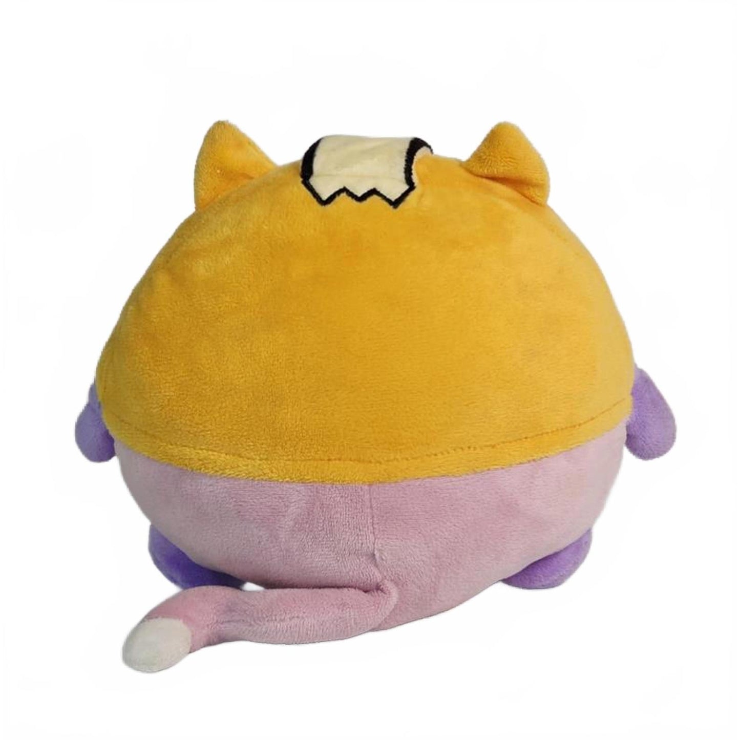 💜 Mochi Cat Plush in Tiger Hoodie – Soft Kawaii Animal Plush Toy (Medium Size)