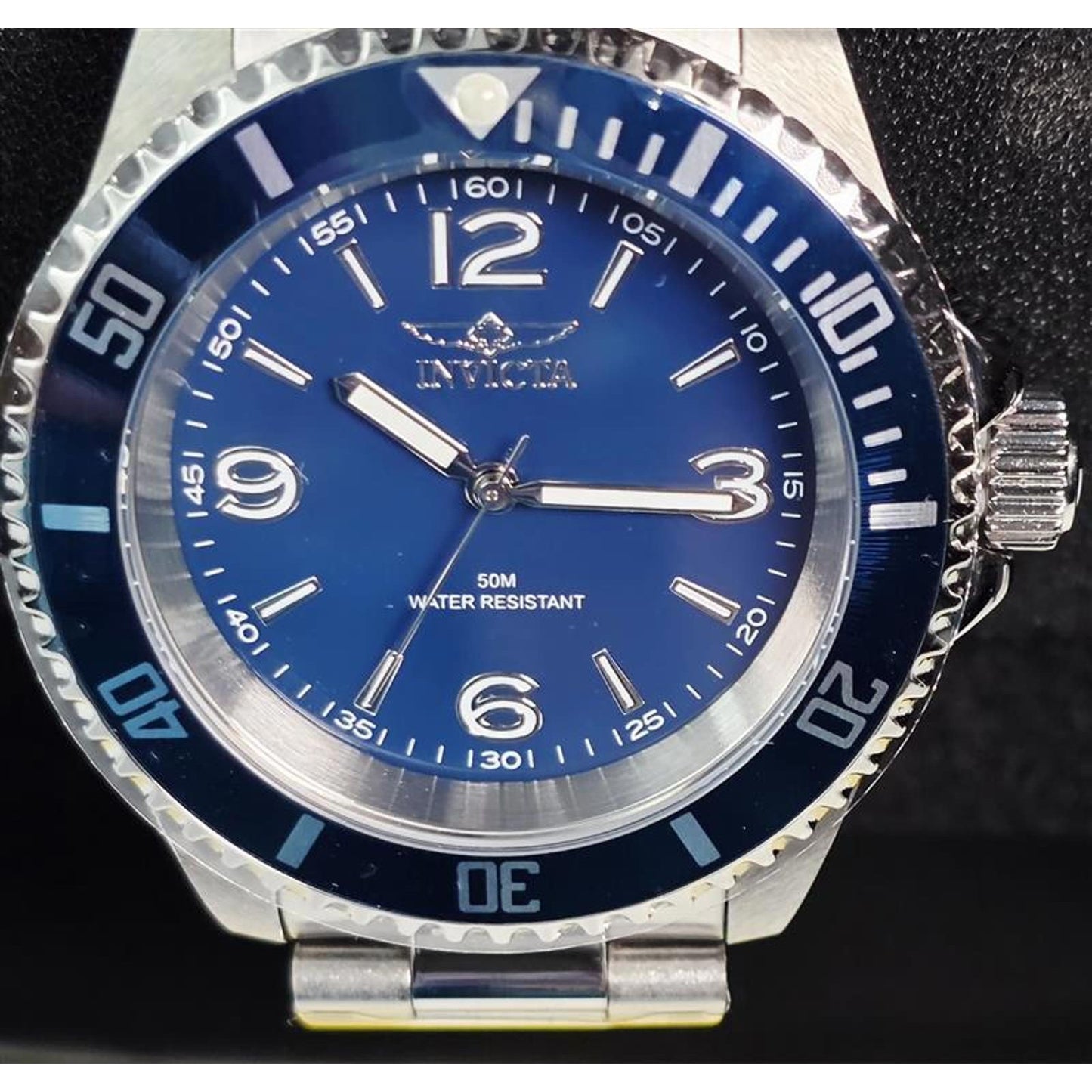 💙 Invicta Pro Diver Men’s Stainless Steel Watch – Blue Dial
