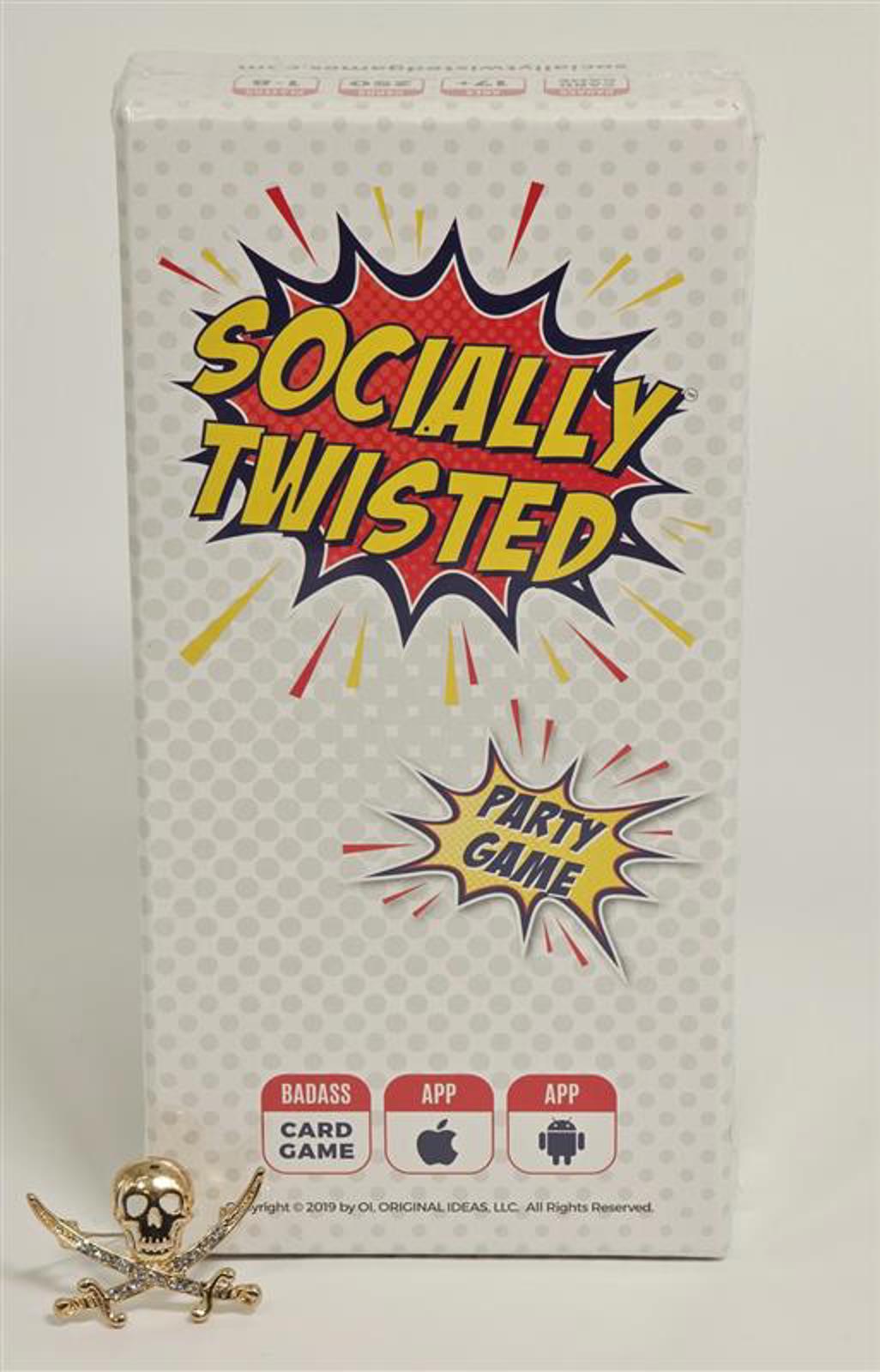 🎉 Socially Twisted Party Game – Card & App Combo (New Sealed)