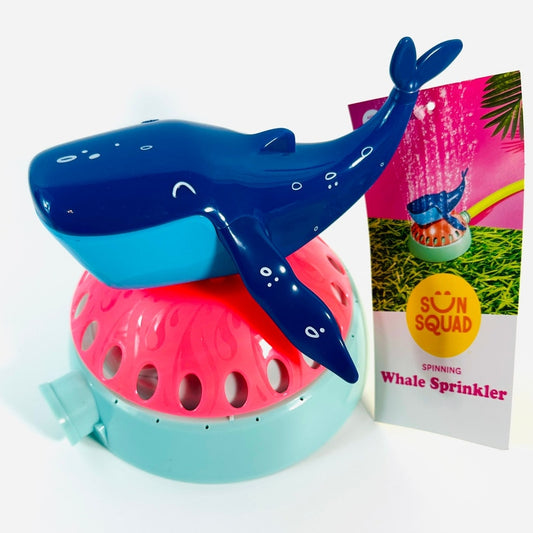 Sun Squad Spinning Whale Sprinkler Summer Outdoor Water Toy Target Brand New