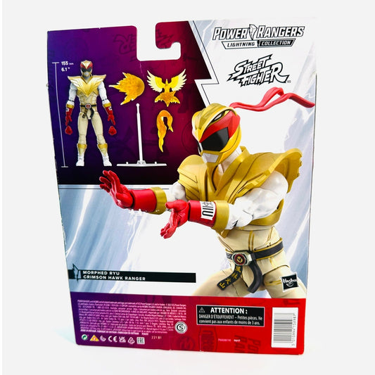 Hasbro Power Rangers Street Fighter Lightning Collection Ryu Chun Li Lot 2 New