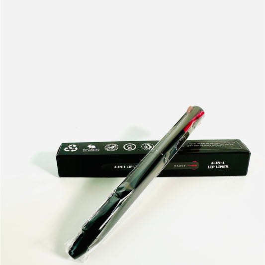 💋 [Unbranded] 4-in-1 Lip Liner Pen Mauve/Berry/Pink/Mocha New