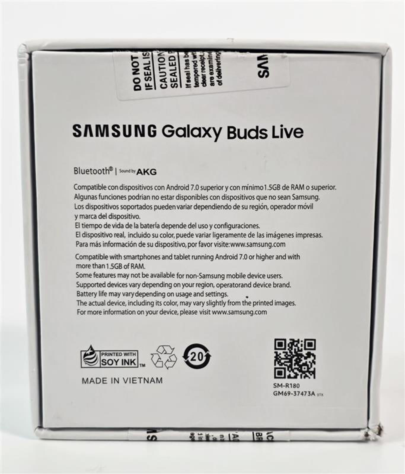 🎶 Samsung Galaxy Buds Live – True Wireless Earbuds (Black, Open Box New)