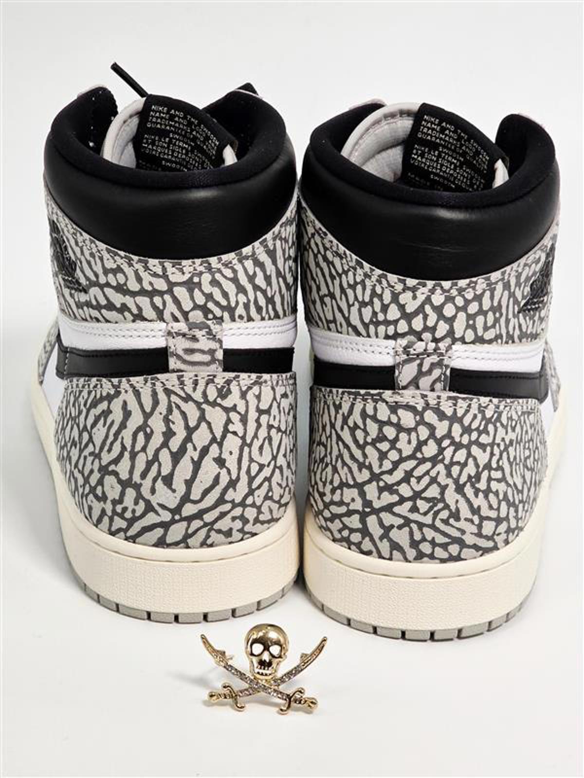 Nike Air Jordan 1 Retro High OG White Cement – Size 12.5 (POIZON Verified)