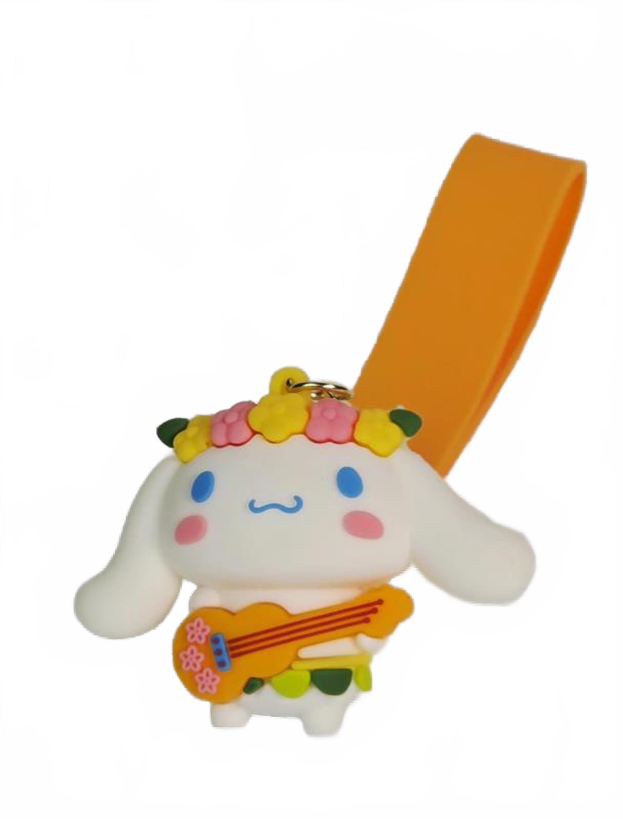 🌺 Sanrio Cinnamoroll Hawaiian Keychain – Ukulele Edition