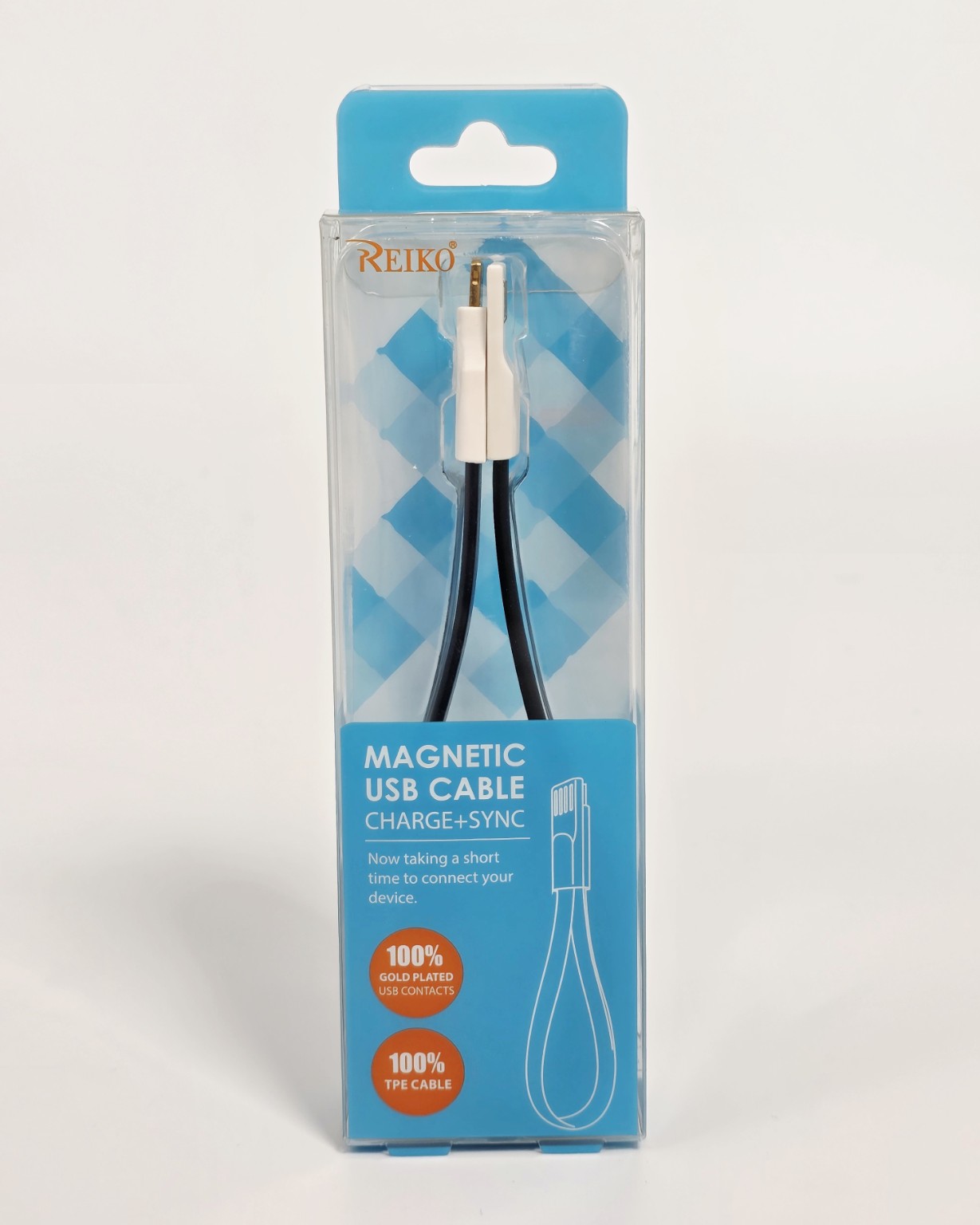 Reiko Magnetic 1ft USB Cable (Charge + Sync)