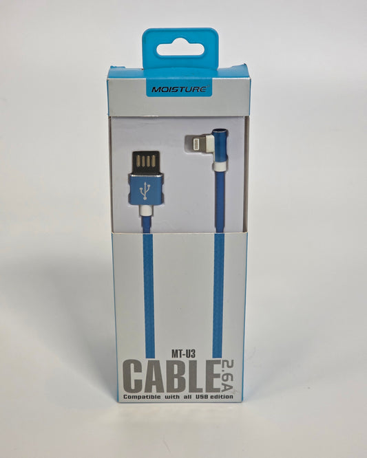 Moisture MT-U3 Premium USB-to-Lightning Cable (2.6A)